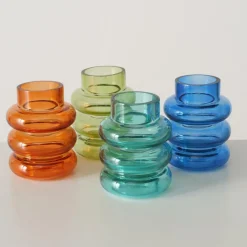 Woondecoratie|Ygo TL-Houder WALRIN Glas Multi Ass.