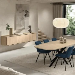 Tv-Meubelen|Ygo Tv-Meubel NESTOR Eik/Zwart B215