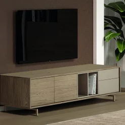 Tv-Meubelen|Ygo Tv-Meubel PUERTO B160 Misty Oak