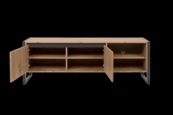 Tv-Meubelen|Ygo TV-meubel ROCKY Artisan Eik Anthraciet B160