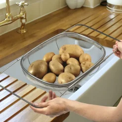 Keukenaccessoires|Kookaccessoires|Ygo Uitrekbaar Vergiet ORNED RVS