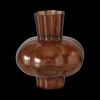 Woondecoratie|Ygo Vaas MAKONI Breed Glas Bruin