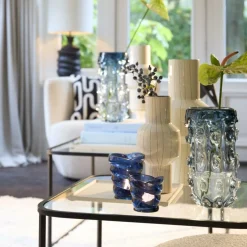 Woondecoratie|Ygo Vaas SENUMA L Wit/Zwart