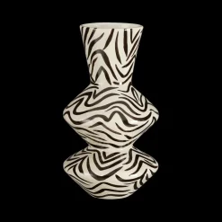 Woondecoratie|Ygo Vaas STRAT Wit/Zwart