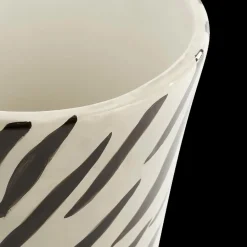 Woondecoratie|Ygo Vaas STRAT Wit/Zwart