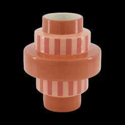 Woondecoratie|Ygo Vaas UELI Keramiek Roze/Rood