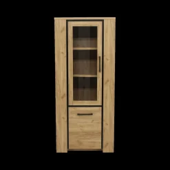 Vitrinekasten|Ygo Vitrine ANTONIO French Oak B85