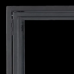 Vitrinekasten|Boekenkasten|Ygo Vitrinekast BOKSKAP Ash Black B77