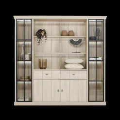 Wandrekken|Ygo Vitrinekast KARA Natural Olm B216