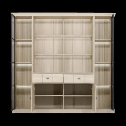 Wandrekken|Ygo Vitrinekast KARA Natural Olm B216