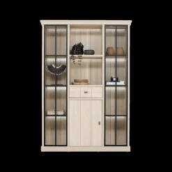 Vitrinekasten|Ygo Vitrinekast KARA Natural Olm B144