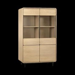 Vitrinekasten|Ygo Vitrinekast LOUVRE (excl. LED) B122