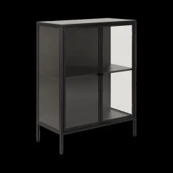 Vitrinekasten|Ygo Vitrinekast SPARROW Metaal Zwart