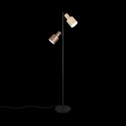 Vloerlampen|Ygo Vloerlamp AGUDO 2Del. Beige/Bruin