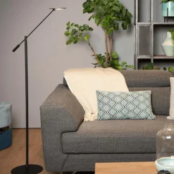 Vloerlampen|Ygo Vloerlamp ANSELMO Zwart