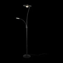 Vloerlampen|Ygo Vloerlamp GRANBY Met. Mat Zwart