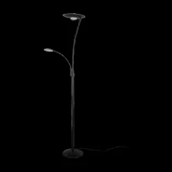 Vloerlampen|Ygo Vloerlamp GRANBY Met. Mat Zwart