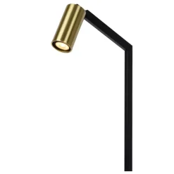 Vloerlampen|Ygo Vloerlamp SYBIL Zwart/Goud