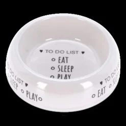 Voederbakken|Ygo Voederbak PETTY Mel. Ø18 Wit/Zw Ass.