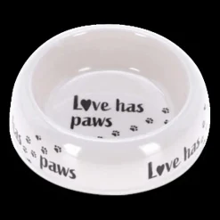 Voederbakken|Ygo Voederbak PETTY Mel. Ø18 Wit/Zw Ass.