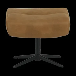 Poufen & Voetenbanken|Ygo Voetenbank AGOSTINO Cognac 52x44