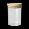 Bewaaraccessoires|Ygo Voorraadpot BJORN Glas Hout 600ml
