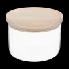Bewaaraccessoires|Ygo Voorraadpot BJORN Glas Hout 650ml