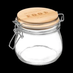 Bewaaraccessoires|Ygo Voorraadpot HOMEMADE 0.5l Glas/hout