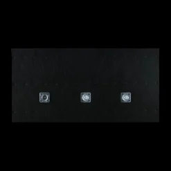 Opbergen|Ygo Wandkapstok GRACE 3 haken Zwart