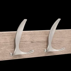 Opbergen|Ygo Wandkapstok HAYLIA 4 Haken Grijs/Zilver