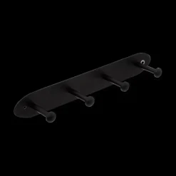 Opbergen|Ygo Wandkapstok TRIAVO 4H. Met. Zwart