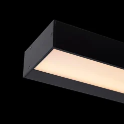 Wandlampen|Ygo Wandlamp ALEXA 60 Met. Zwart