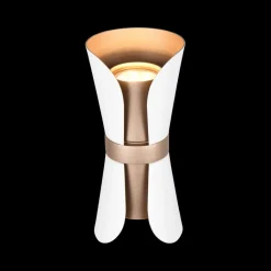 Wandlampen|Ygo Wandlamp COAT Met. Wit/Coffee