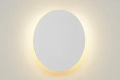 Wandlampen|Ygo Wandlamp EKLYPS Ø25cm Wit