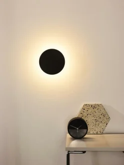 Wandlampen|Ygo Wandlamp EKLYPS Ø15cm Zwart