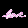 Decoratieve Accessoires|Kinderverlichting|Ygo Wandlamp LOVE Neon Roze