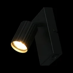 Wandlampen|Ygo Wandlamp SOKA 1Del. Metaal Zwart