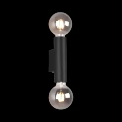 Wandlampen|Ygo Wandlamp VANNES Zwart