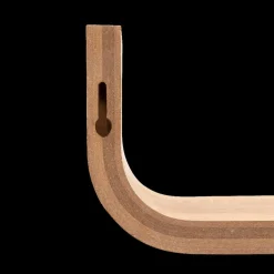 Muurplanken & Rekken|Wandrekken|Ygo Wandplank COURBI 80 Naturel