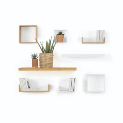 Muurplanken & Rekken|Wandrekken|Ygo Wandplank LIV Zwart