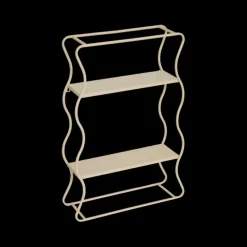 Muurplanken & Rekken|Wandrekken|Ygo Wandrek JUVRY 2Niv. Metaal Beige