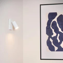 Wandlampen|Ygo Wandspot CLUBS 1Del. Wit