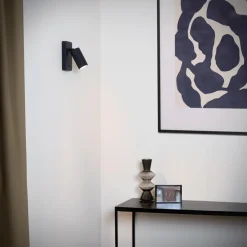 Wandlampen|Ygo Wandspot CLUBS Zwart