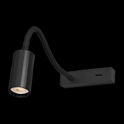 Wandlampen|Ygo Wandspot ORYX Flexibel Zwart