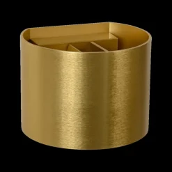 Wandlampen|Ygo Wandspot XIO Rond Mat Goud