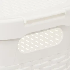 Was- & Linnenmanden|Badkameropbergers|Ygo Wasmand CORBIA 40L M/Deksel Wit