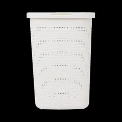 Was- & Linnenmanden|Badkameropbergers|Ygo Wasmand CORBIA 60L M/Deksel Wit