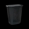 Was- & Linnenmanden|Badkameropbergers|Ygo Wasmand HAMPER M/Dek. 63L Dk. Grijs