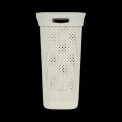 Was- & Linnenmanden|Badkameropbergers|Ygo Wasmand PURLLE 60L M/Deksel Beige