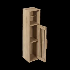 Toiletaccessoires|Ygo WC-Rolhouder CALUNA M/Deur Naturel